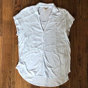 Lucky brand S light blue top